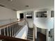 Upstairs hallway with view of the home's open floor plan at 7511 Shadow Estates Way, Las Vegas, NV 89113