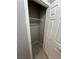 Small closet with a single hanging rod at 7732 Hand Woven Ct, Las Vegas, NV 89149