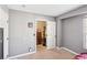 Bedroom with walk-in closet and dresser at 7987 Cina Ave, Las Vegas, NV 89147