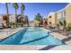 Inviting community swimming pool at 8101 W Flamingo Rd # 1157, Las Vegas, NV 89147