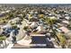 Expansive aerial view of a residential neighborhood with single-Gathering homes, mature landscaping, and community streets at 1056 Flatfoot Ave, Henderson, NV 89012