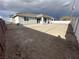 Large backyard space, fully enclosed with perimeter fence, offers excellent privacy at 121 Comstock St, Pahrump, NV 89048