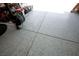 Garage with epoxy flooring, providing a durable and attractive surface at 2012 Poetry Ave, Henderson, NV 89052