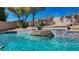 Stunning pool with waterfall feature at 2012 Poetry Ave, Henderson, NV 89052