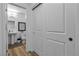 Small bathroom with white vanity and toilet, inside a storage closet at 2827 Blue Mosaic Ln # 3, Las Vegas, NV 89183