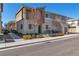 Two-story townhome with attached garage and walkway at 2827 Blue Mosaic Ln # 3, Las Vegas, NV 89183