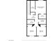 Two-story floor plan, 3 bedrooms, 2.5 baths at 2827 Blue Mosaic Ln # 3, Las Vegas, NV 89183