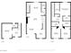 Two-story floor plan, 3 bedrooms, 2.5 baths at 2827 Blue Mosaic Ln # 3, Las Vegas, NV 89183