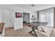 Fun game room, perfect for entertaining, with ping pong table at 2827 Blue Mosaic Ln # 3, Las Vegas, NV 89183