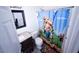 Bathroom with shower, toilet, and vanity at 2851 Goldrush St, Pahrump, NV 89048