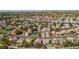 Aerial view of a residential neighborhood with lake access at 2928 Cape Verde Ln, Las Vegas, NV 89128