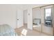 Bedroom with mirrored closet doors and neutral decor at 2928 Cape Verde Ln, Las Vegas, NV 89128