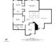 Two-story home floor plan, 3 bedrooms, 2 baths at 2928 Cape Verde Ln, Las Vegas, NV 89128