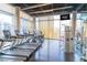 Modern gym with state-of-the-art equipment and panoramic city views at 3722 Las Vegas Blvd # 305, Las Vegas, NV 89158