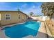 Backyard pool area offers a private oasis for swimming and outdoor enjoyment at 4110 Oakhill Ave, Las Vegas, NV 89121
