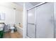 Bathroom with combination tub and shower at 4110 Oakhill Ave, Las Vegas, NV 89121