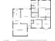 Layout of a home featuring an open-concept living space, bedrooms, and a multi-purpose room/optional garage at 4110 Oakhill Ave, Las Vegas, NV 89121
