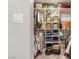 Organized walk-in closet featuring custom shelving and ample storage space at 4410 E Boston Ave, Las Vegas, NV 89104