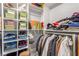 Organized closet with custom shelves, perfect for shoes, bags, and folded clothes at 4410 E Boston Ave, Las Vegas, NV 89104