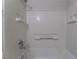 Clean bathroom with shower/tub combo and tile surround at 6800 E Lake Mead Blvd # 2035, Las Vegas, NV 89156