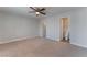 Spacious bedroom with ceiling fan and carpeting at 6800 E Lake Mead Blvd # 2035, Las Vegas, NV 89156