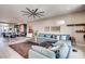 Open floor plan with living room, kitchen, and dining area at 8925 W Flamingo Rd # 216, Las Vegas, NV 89147