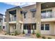 Modern 2-story townhome with attached garage and balcony at 11297 Hidden Peak Ave # 102, Las Vegas, NV 89135