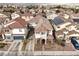 Aerial view of house and surrounding neighborhood at 1324 Spice Ridge Ct, Henderson, NV 89012