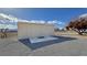 Practical storage building with double door access and concrete pad, offering additional space for storage at 1771 Labrador St, Pahrump, NV 89048