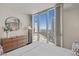 Bright bedroom featuring city views, modern furnishings, and sleek design at 2777 Paradise Rd # 1105, Las Vegas, NV 89109