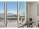 Breakfast nook featuring a spacious desk and floor-to-ceiling windows with city views at 2777 Paradise Rd # 1105, Las Vegas, NV 89109