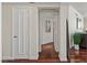 Elegant hallway featuring hardwood floors and neutral color palette, creating a seamless transition between rooms at 2777 Paradise Rd # 1105, Las Vegas, NV 89109