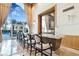 Upscale residents' lounge with bar, sleek decor, and floor-to-ceiling windows at 2777 Paradise Rd # 1105, Las Vegas, NV 89109