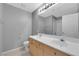 Clean bathroom with double sinks and a tiled shower/tub combo at 2891 Painted Lilly Dr, Las Vegas, NV 89135
