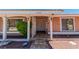 House entrance with a white door and decorative gate at 3360 Paso Andres St, Las Vegas, NV 89146