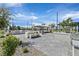 Community BBQ area with grills and seating at 6867 Evening Orchid St, North Las Vegas, NV 89086