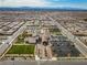 Breathtaking aerial shot of the community highlighting the clubhouse, pool area, green spaces, and orderly street layout at 723 Orange Plume Walk # 0, Henderson, NV 89011
