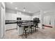 Kitchen with a large center island, granite countertops, and stainless steel appliances at 723 Orange Plume Walk # 0, Henderson, NV 89011