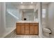 Bathroom boasts double vanity and a bathtub at 7675 W Mistral Ave, Las Vegas, NV 89113