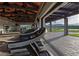 State-of-the-art gym with Technogym equipment and outdoor access at 8136 Little Skye Ct, Las Vegas, NV 89166