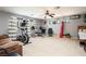Large multipurpose room used as exercise area features fitness machines and free weights at 8651 Moreno Mountain Ave, Las Vegas, NV 89178