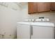 Practical laundry room with modern appliances and ample storage at 8651 Moreno Mountain Ave, Las Vegas, NV 89178