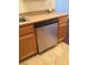 Stainless steel dishwasher in kitchen at 8985 S Durango Dr # 2094, Las Vegas, NV 89113