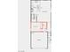 First floor plan showing kitchen, bedrooms, garage and other features at 9150 Benton Woods St, Las Vegas, NV 89113