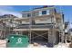 A new two-story home under construction featuring scaffolding around a stucco exterior at 9156 Benton Woods St, Las Vegas, NV 89113