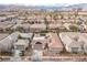This is an aerial view of a suburban neighborhood, highlighting the beautiful single-Gathering homes at 1901 Shady Elm St, Las Vegas, NV 89135