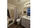 Clean bathroom with shower/tub combo at 200 N Bruce St # A, Las Vegas, NV 89101