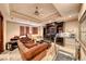 Recreation room with home theater and exercise equipment at 2049 Troon Dr, Henderson, NV 89074