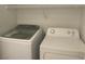 Laundry room with Samsung washer and Amana dryer at 2110 Los Feliz St # 1046, Las Vegas, NV 89156