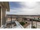 Balcony view showcasing neighborhood landscape and wrought iron railing details at 2327 River City Dr, Laughlin, NV 89029